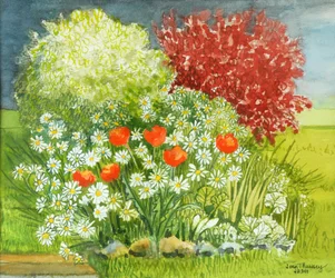 Suffolk Garten, Regen kommt, 2011